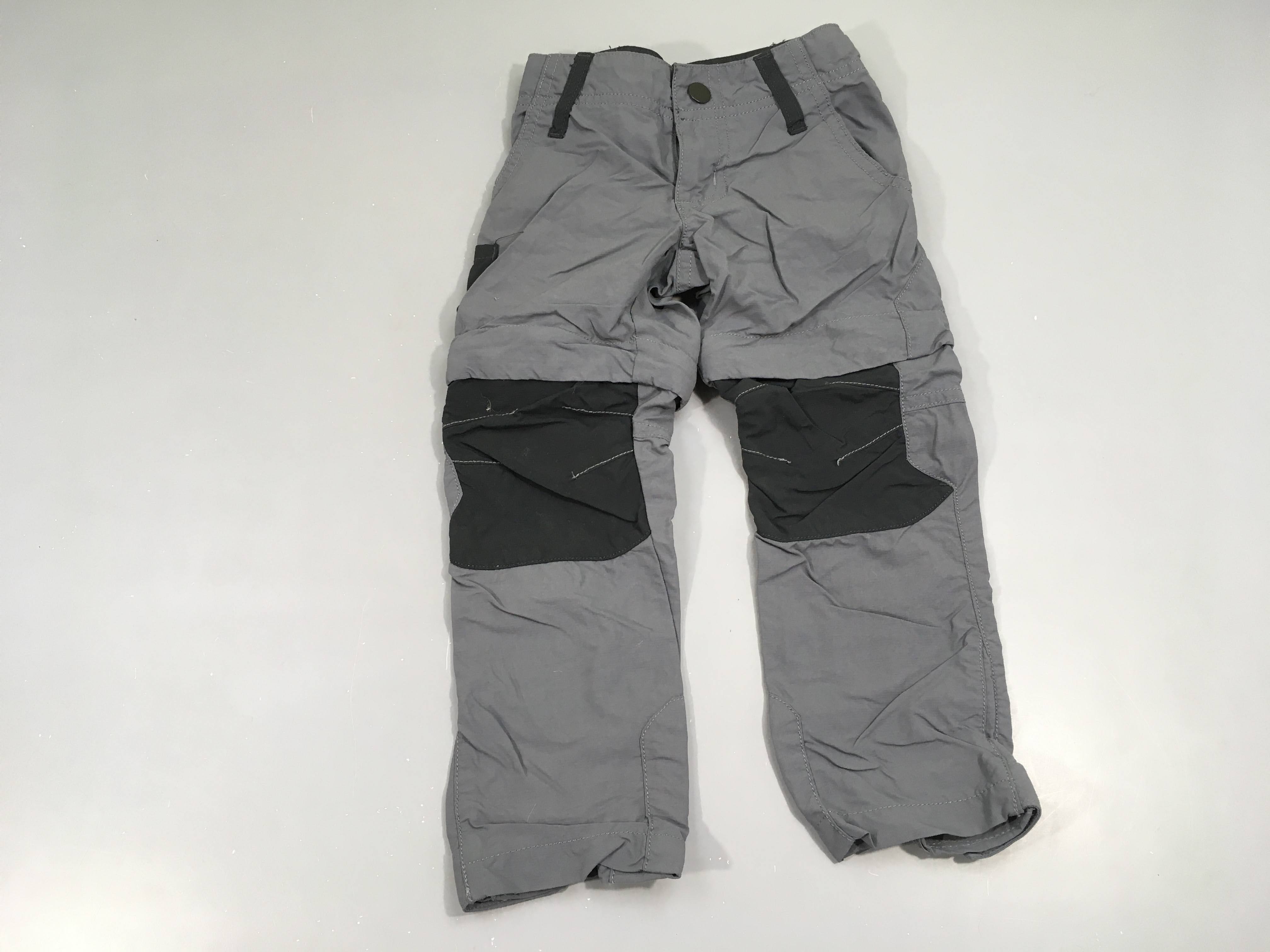 Pantalon randonnée modulable gris