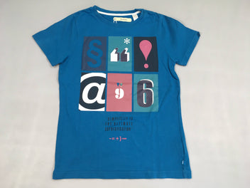 T-shirt m.c bleu cadre Simplicity