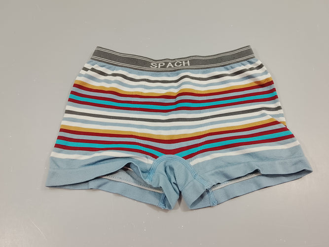 Boxer rayé blanc, bleu, bordeaux, beige,..., moins cher chez Petit Kiwi