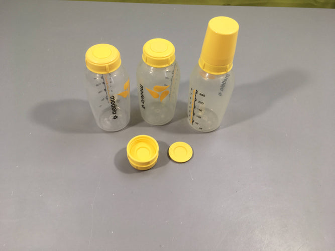 3 biberons 250ml Medela, moins cher chez Petit Kiwi