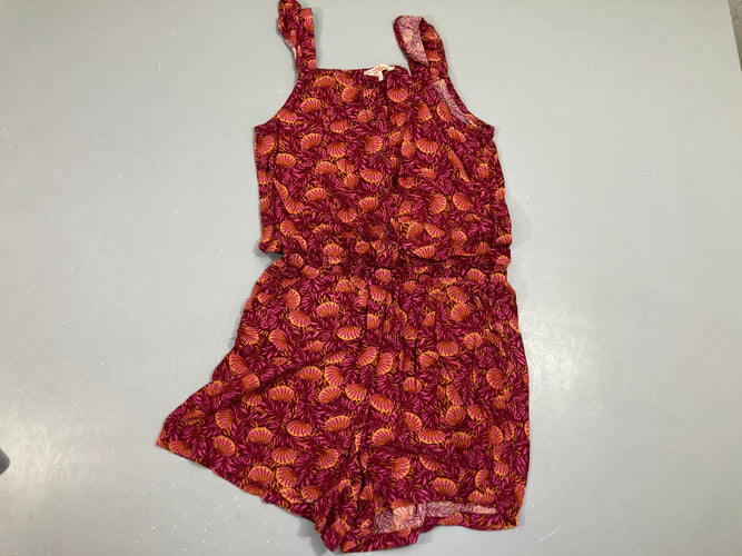Combishort s.m motifs rose/orange, moins cher chez Petit Kiwi