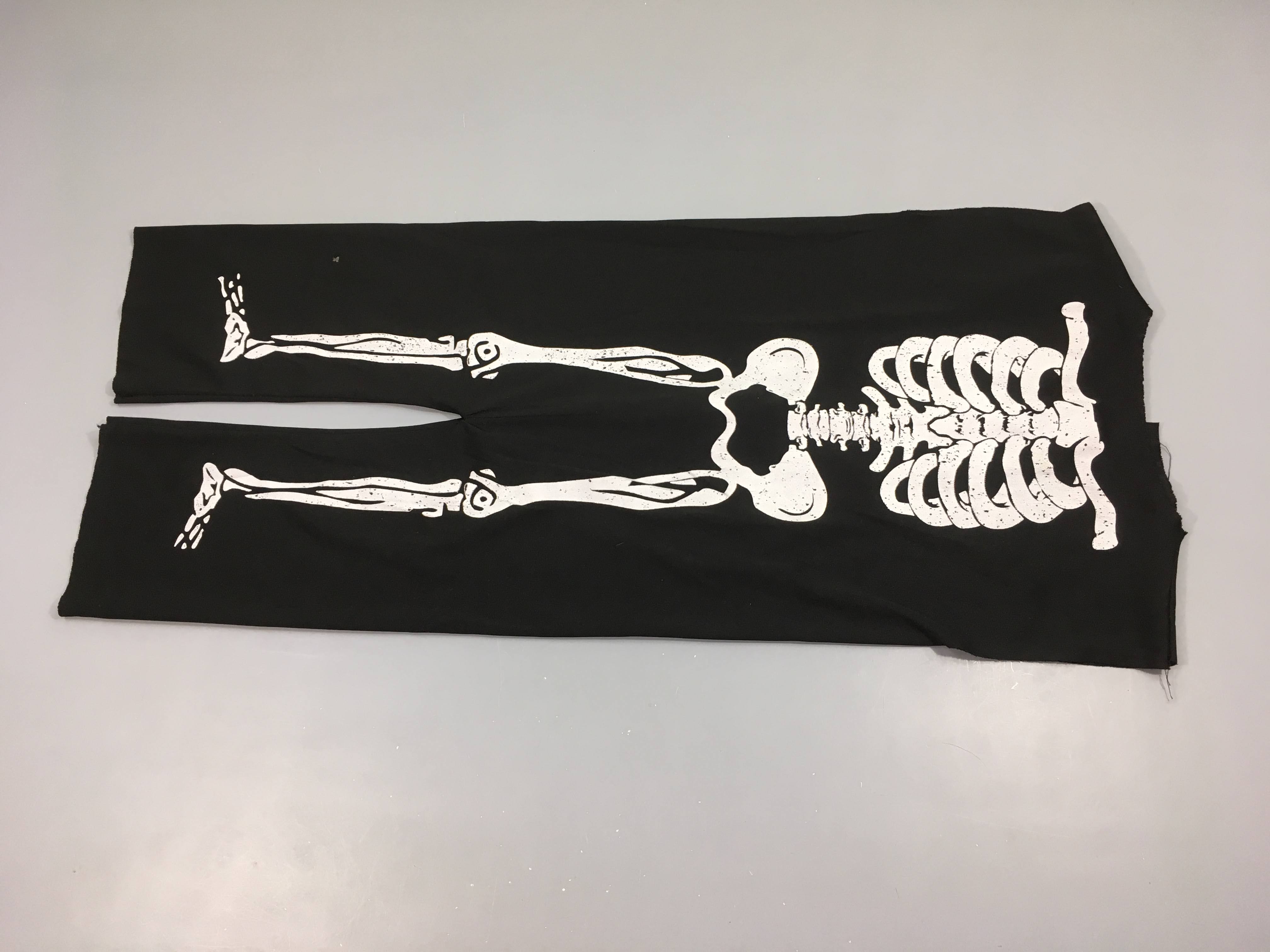 Déguisement squelette noir - halloween