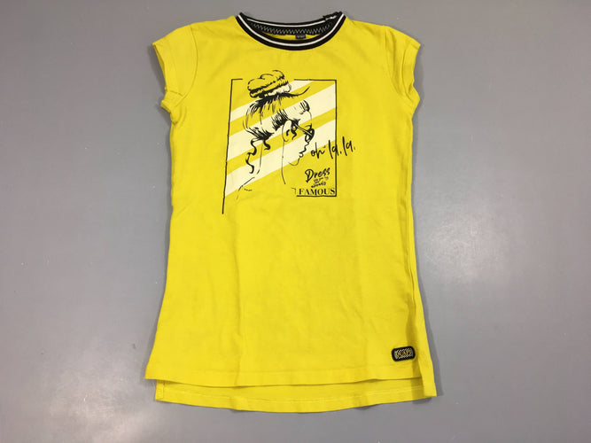 T-shirt m.c jaune fille, Quapi, moins cher chez Petit Kiwi