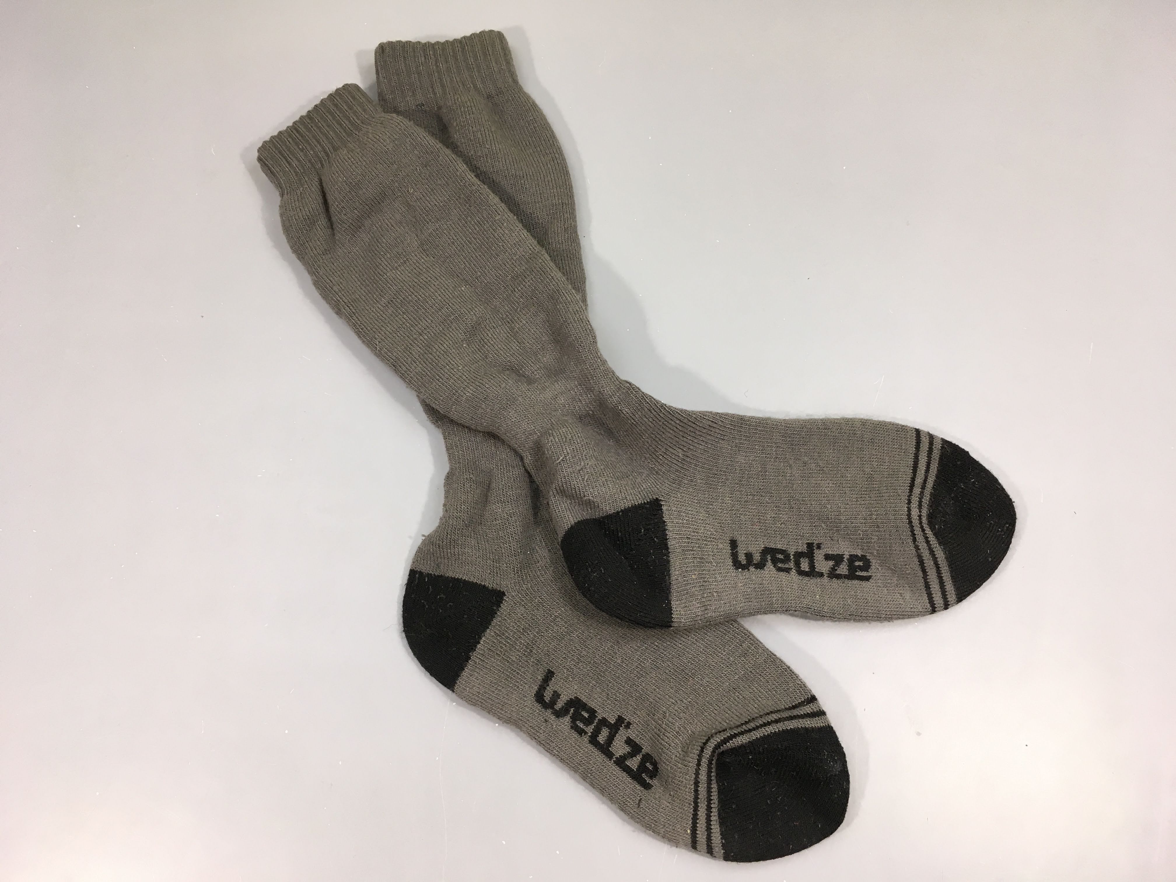 Chaussettes chaudes gris laine?, 35-35