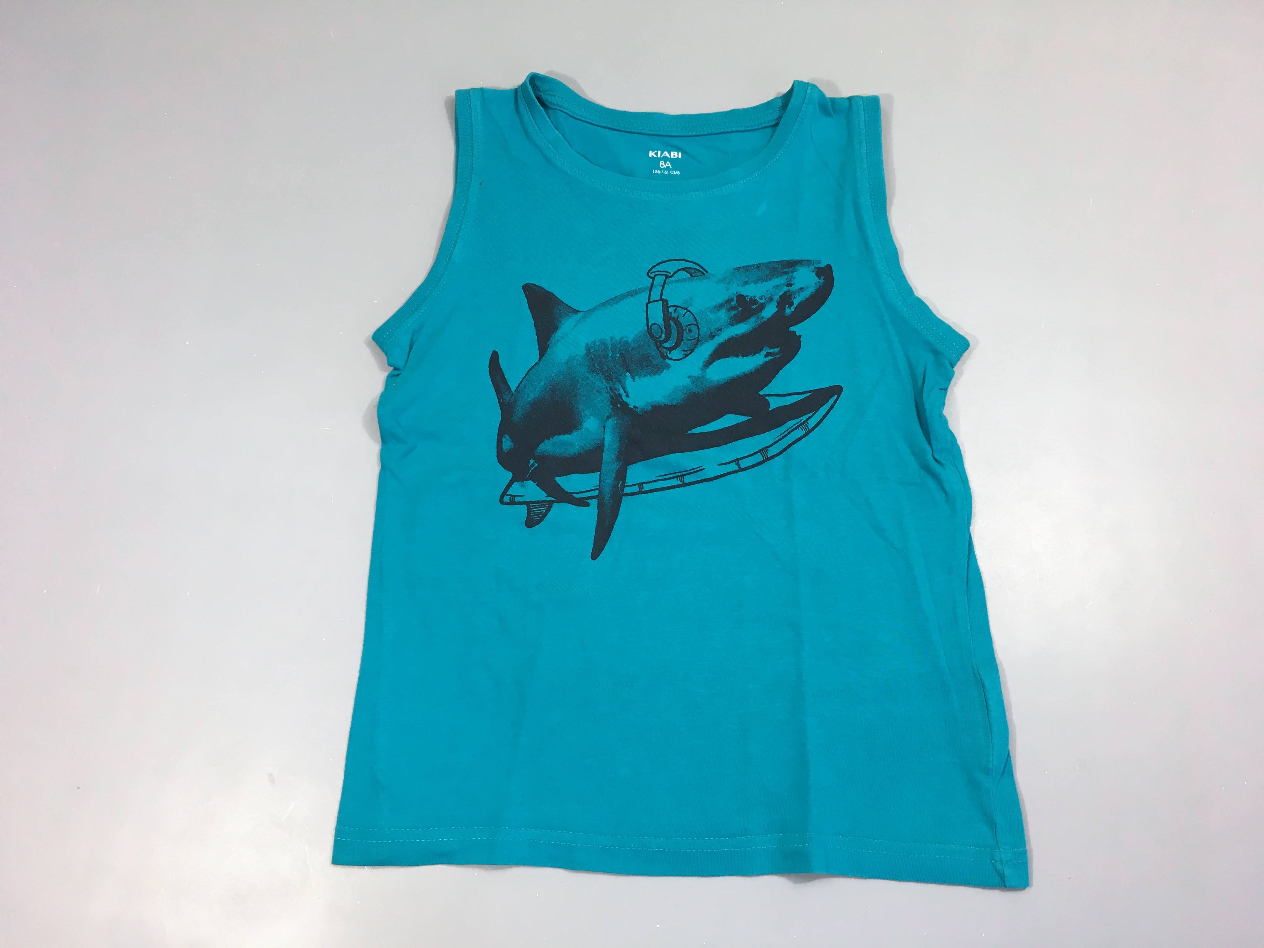 Débardeur bleu requin