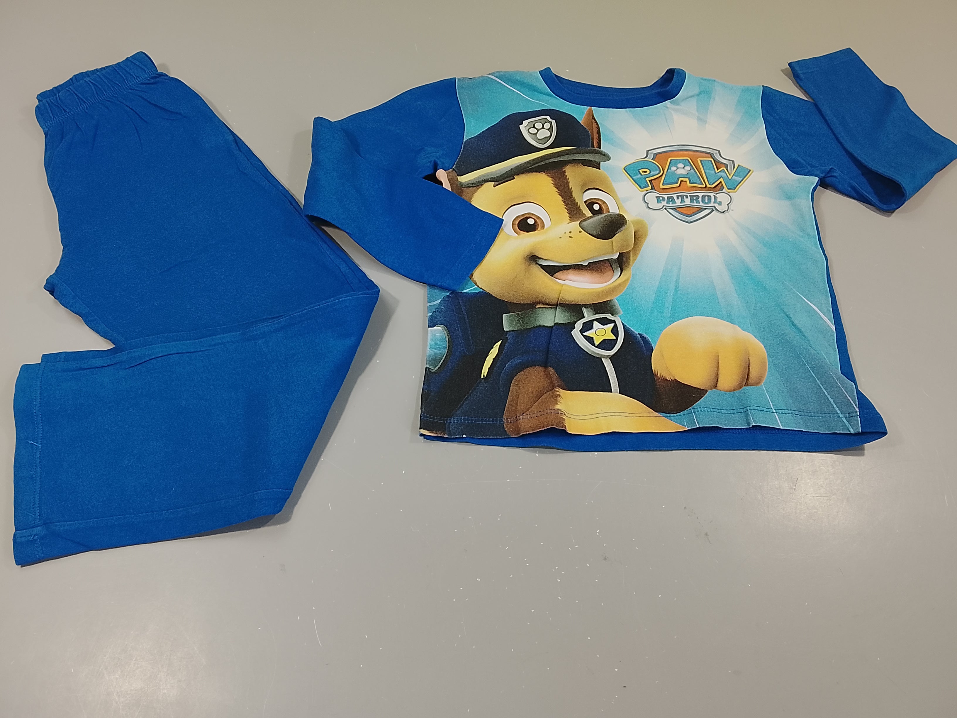 Pyjama 2pcs jersey bleu  Chase Pat'Patrouille