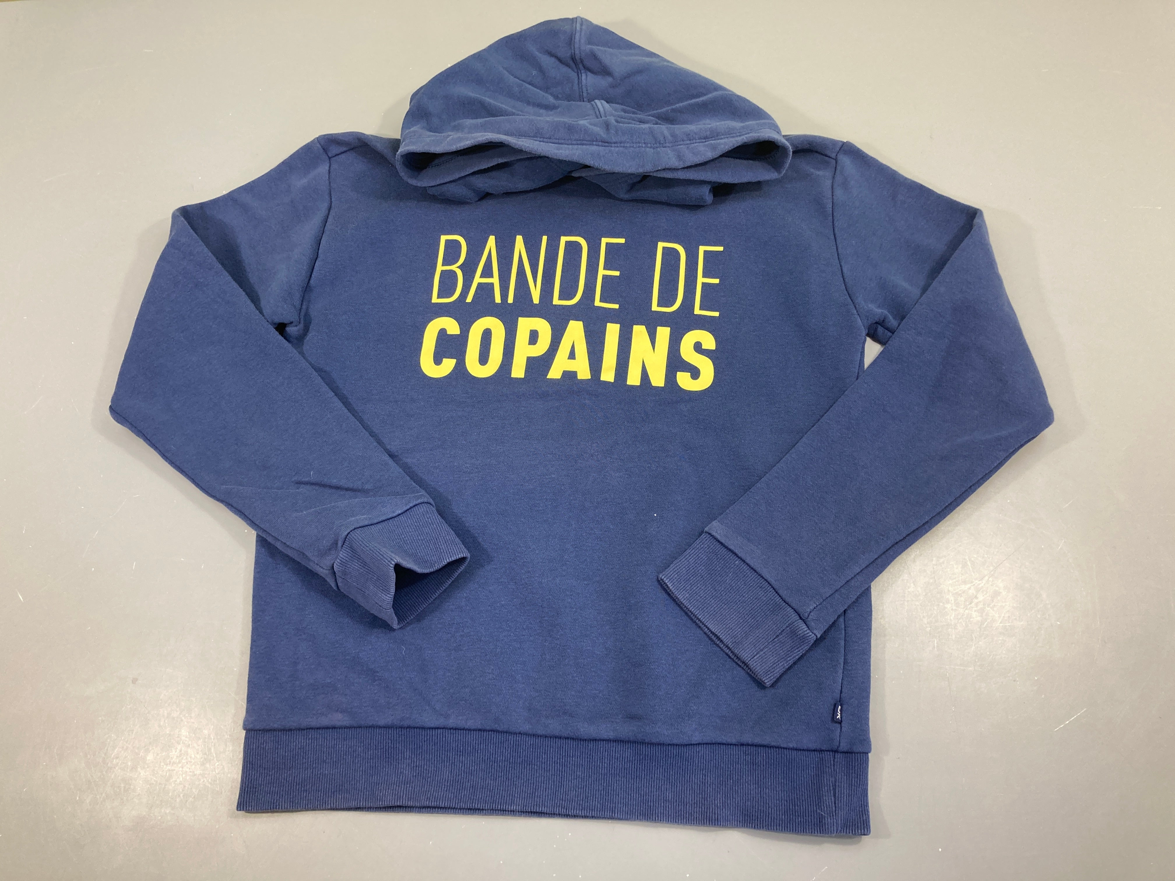 Sweat à capuche bleu Bande de copain