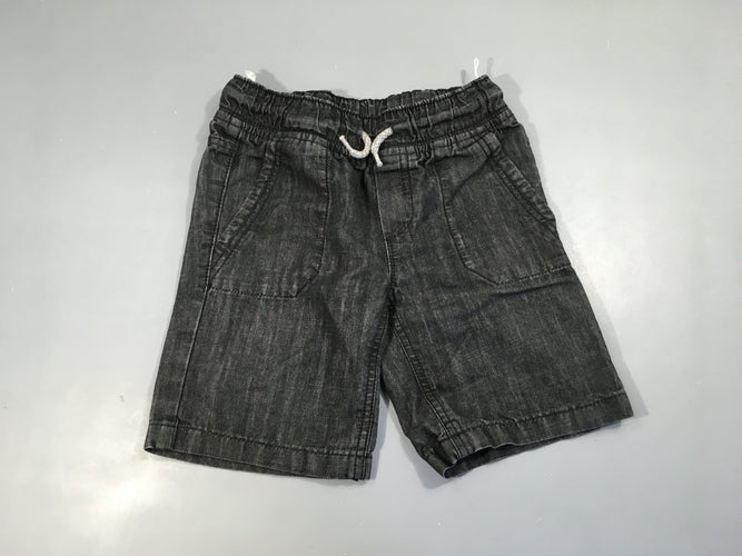 Bermuda denim noir, moins cher chez Petit Kiwi