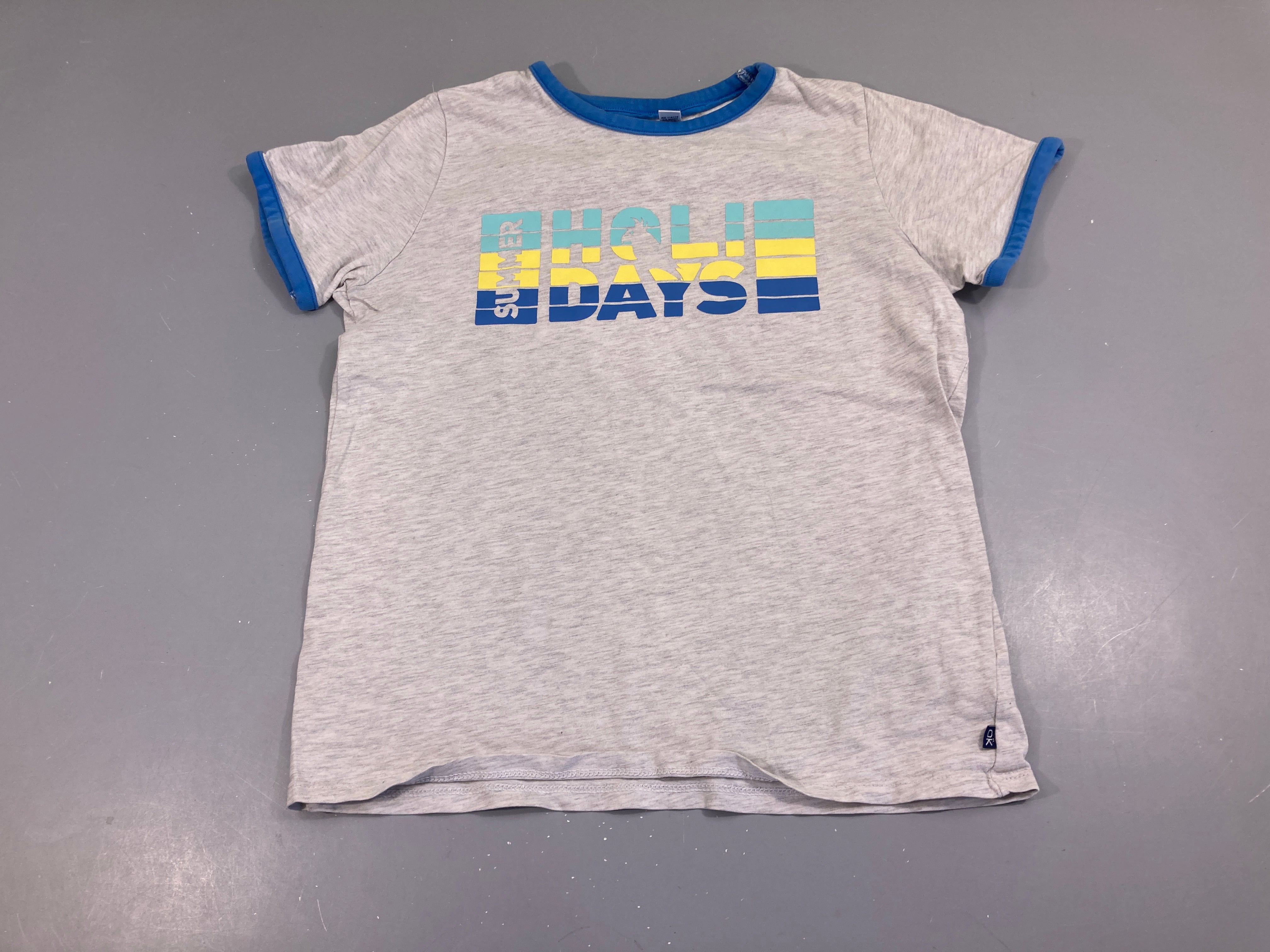 T-shirt m.c gris chiné Holidays