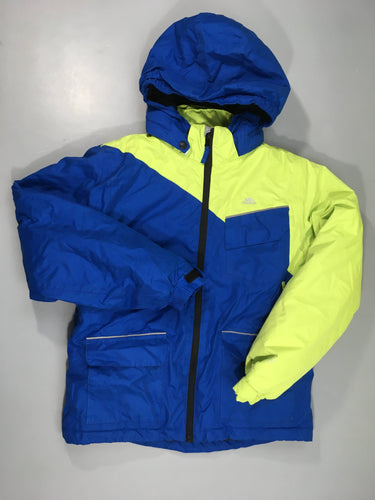 Veste de ski vert anis-bleu Trespass, moins cher chez Petit Kiwi