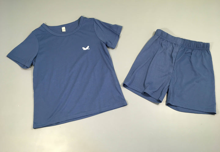 Ensemble 2pcs synthétique bleu oiseaux, moins cher chez Petit Kiwi