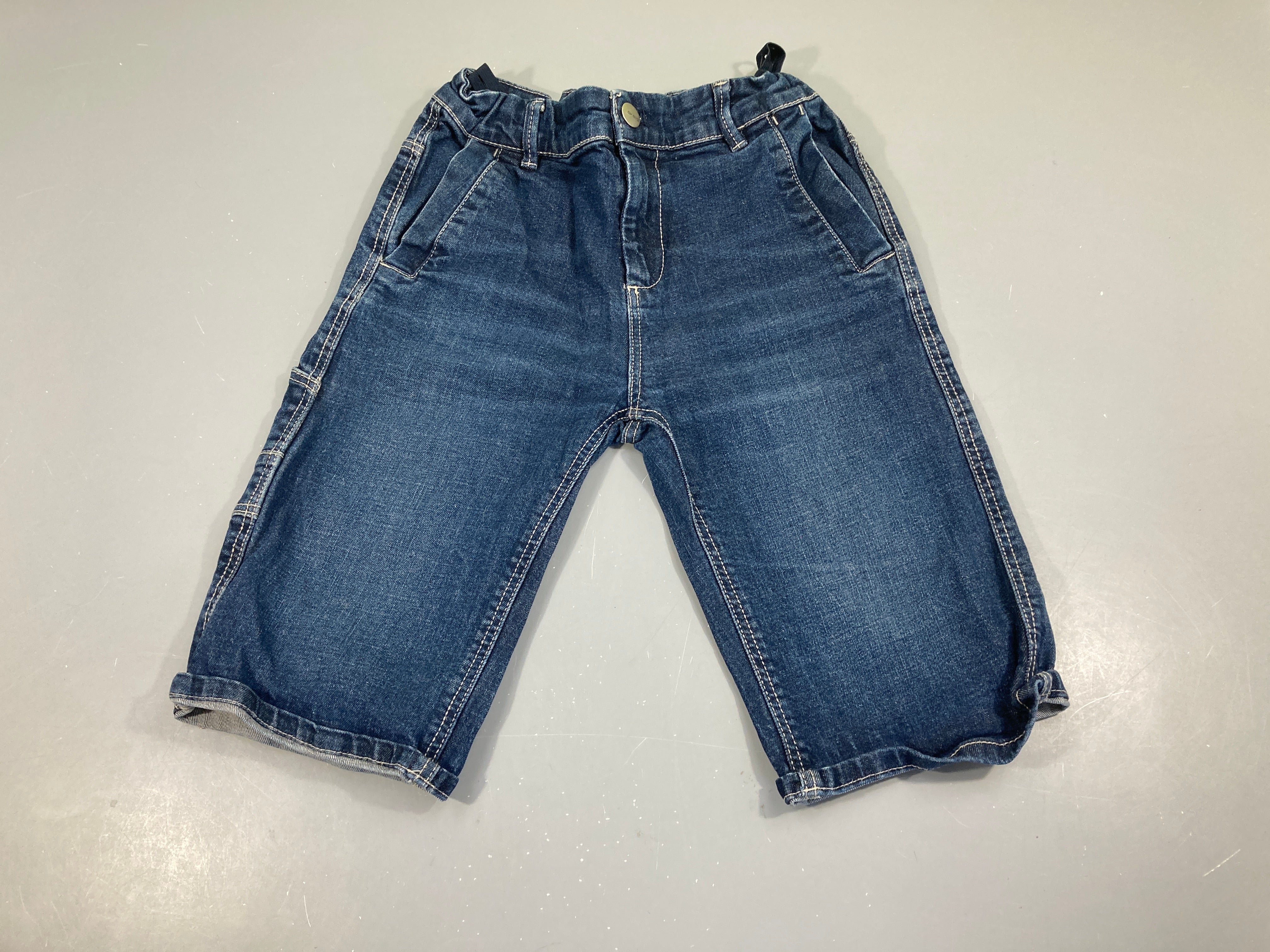Bermuda Slimen jean cargo