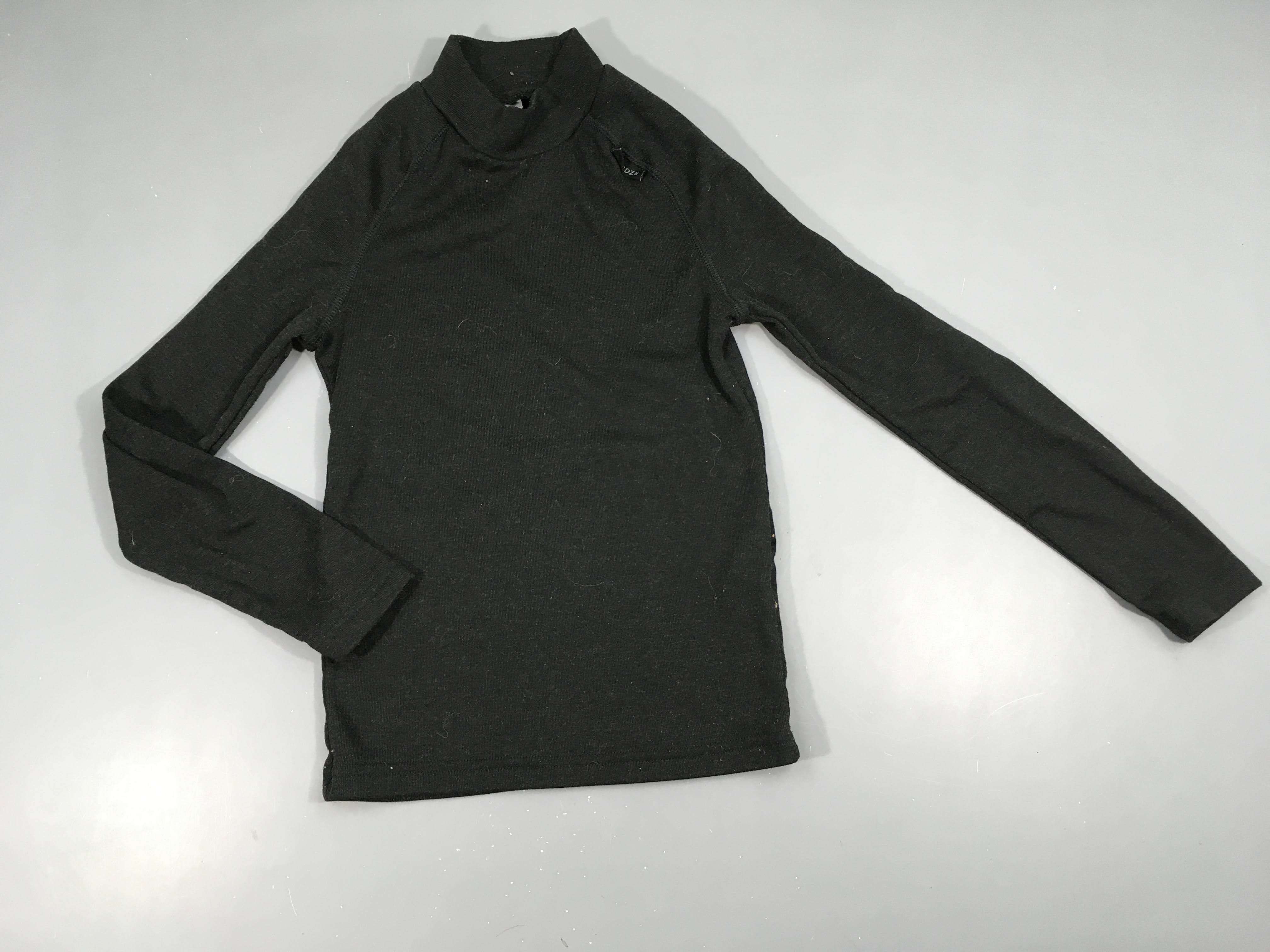 T-shirt m.l noir chiné thermique, Wed'ze