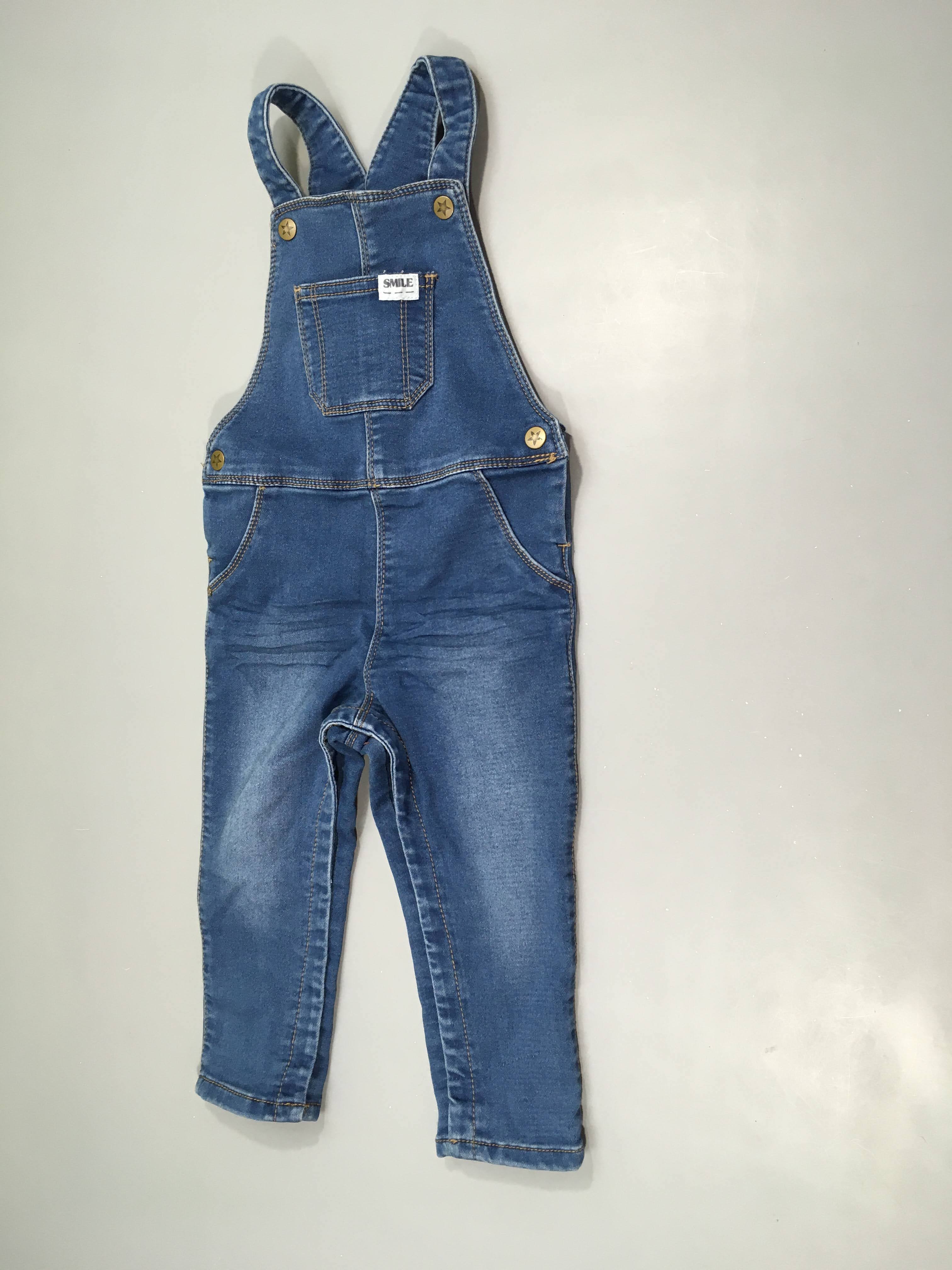Salopette denim Smile
