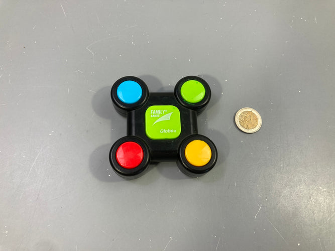 Marionnette clown bois grelot rouge, moins cher chez Petit Kiwi