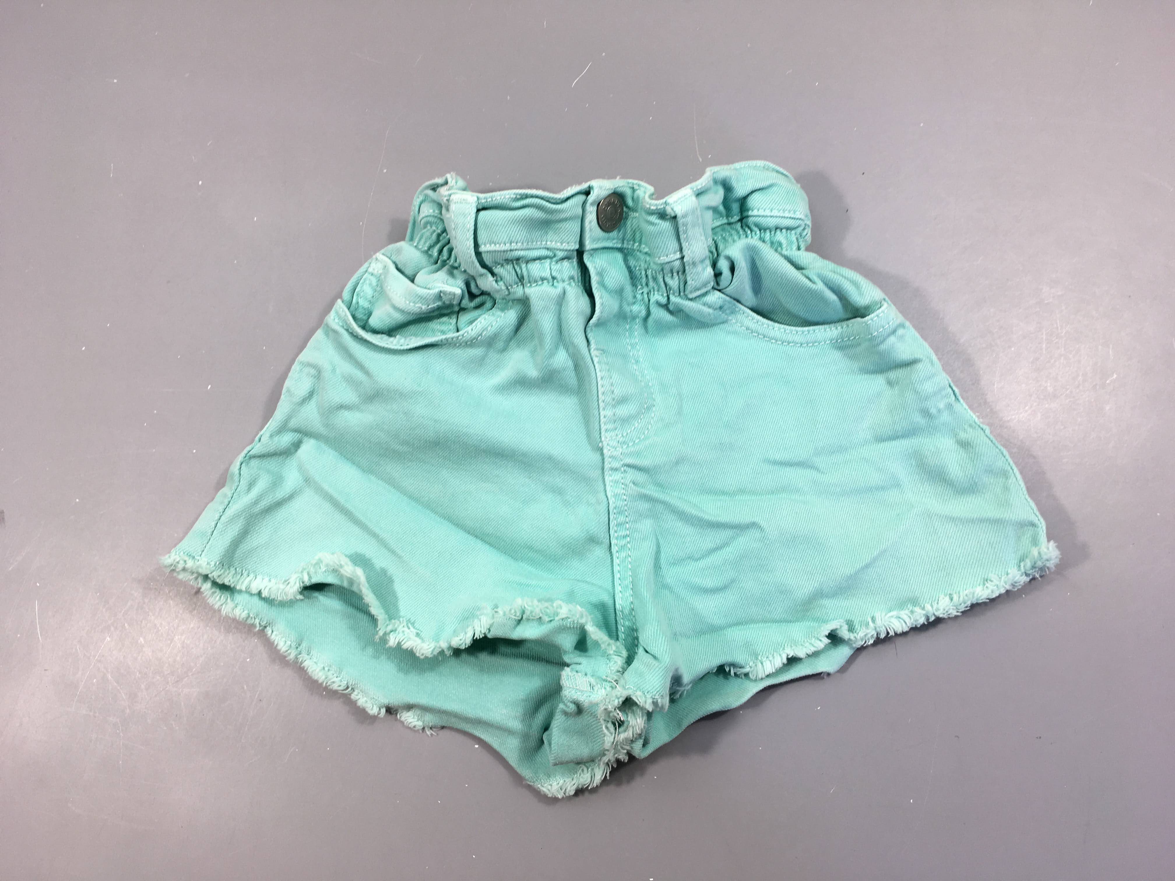 Short turquoise