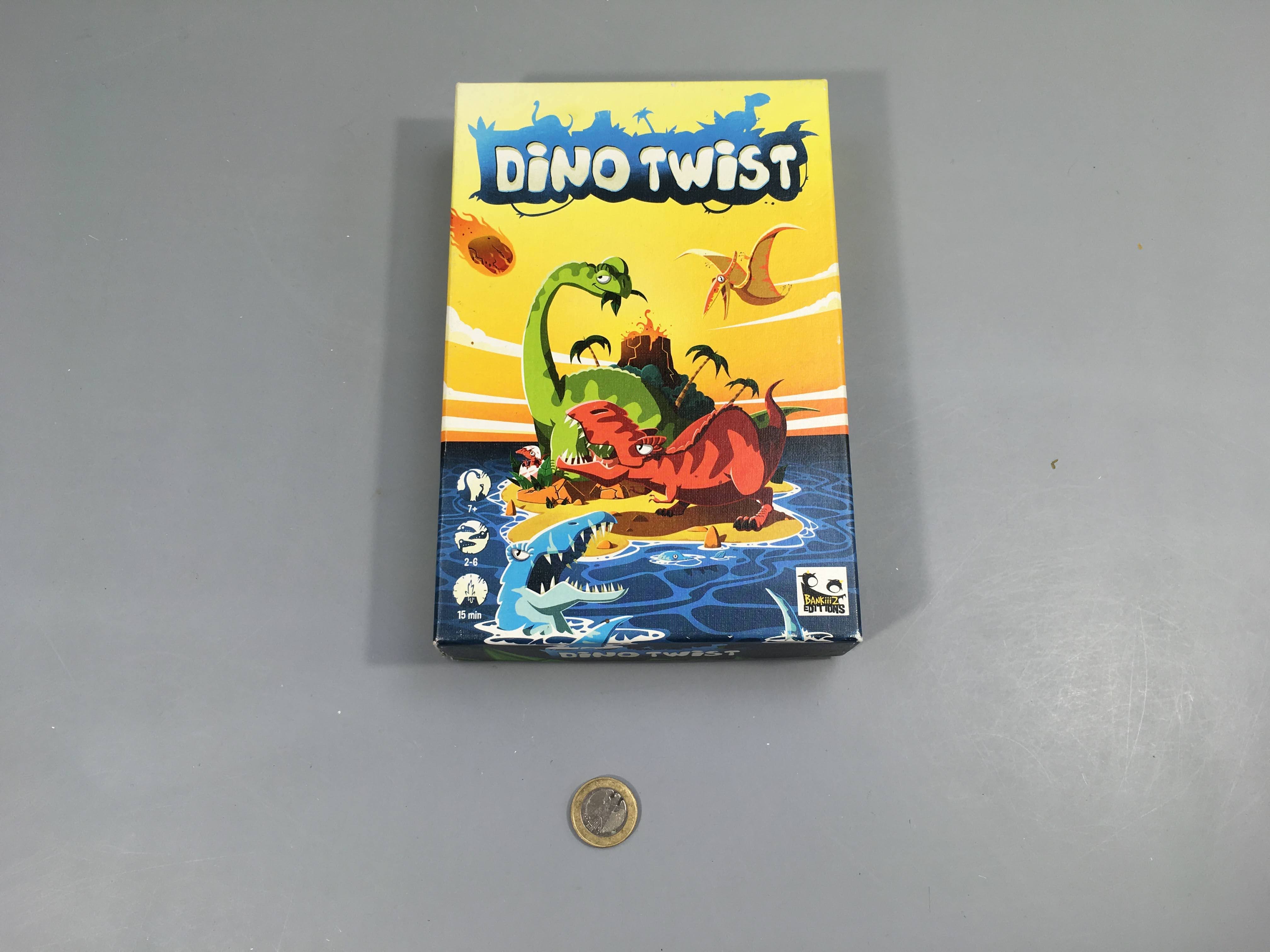 Dino Twist, Bankiiiz Editions, 2 à 6 joueurs, +7 ans - complet