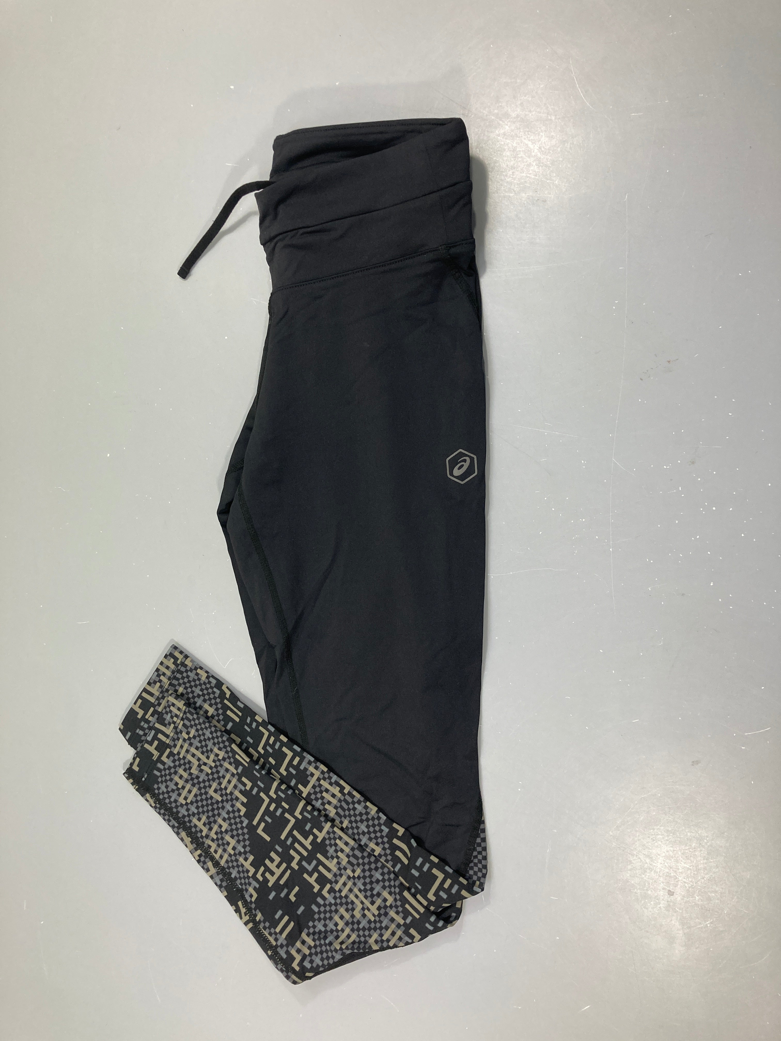 Legging de sport noir motif bas