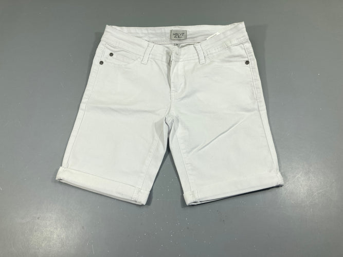 Bermuda blanc, moins cher chez Petit Kiwi