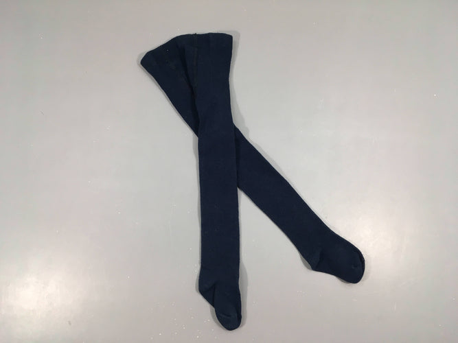 Collant bleu foncé, moins cher chez Petit Kiwi