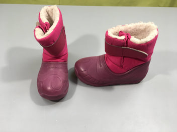 Bottes de neige rose/mauve Bibou, 26-27