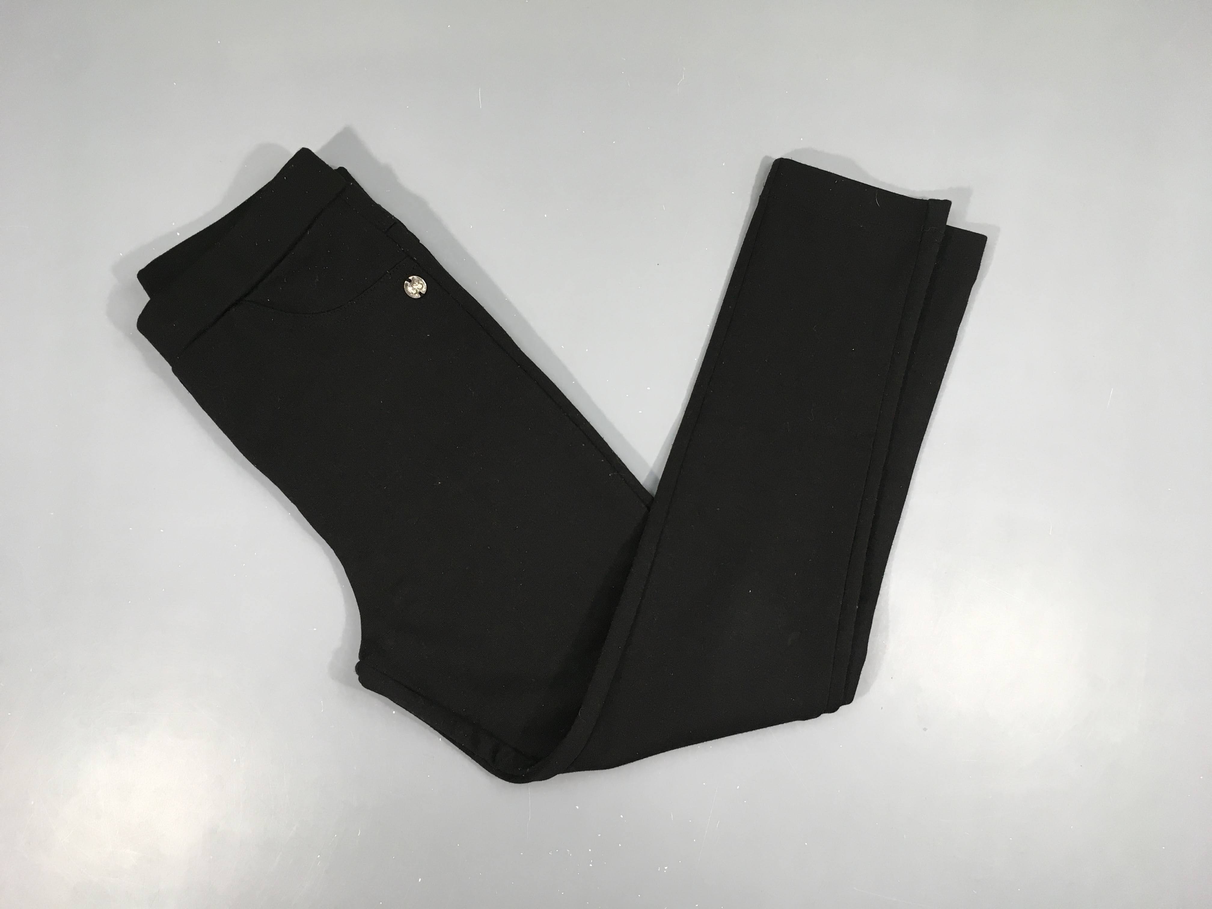 Jegging noir légèrement bouloché