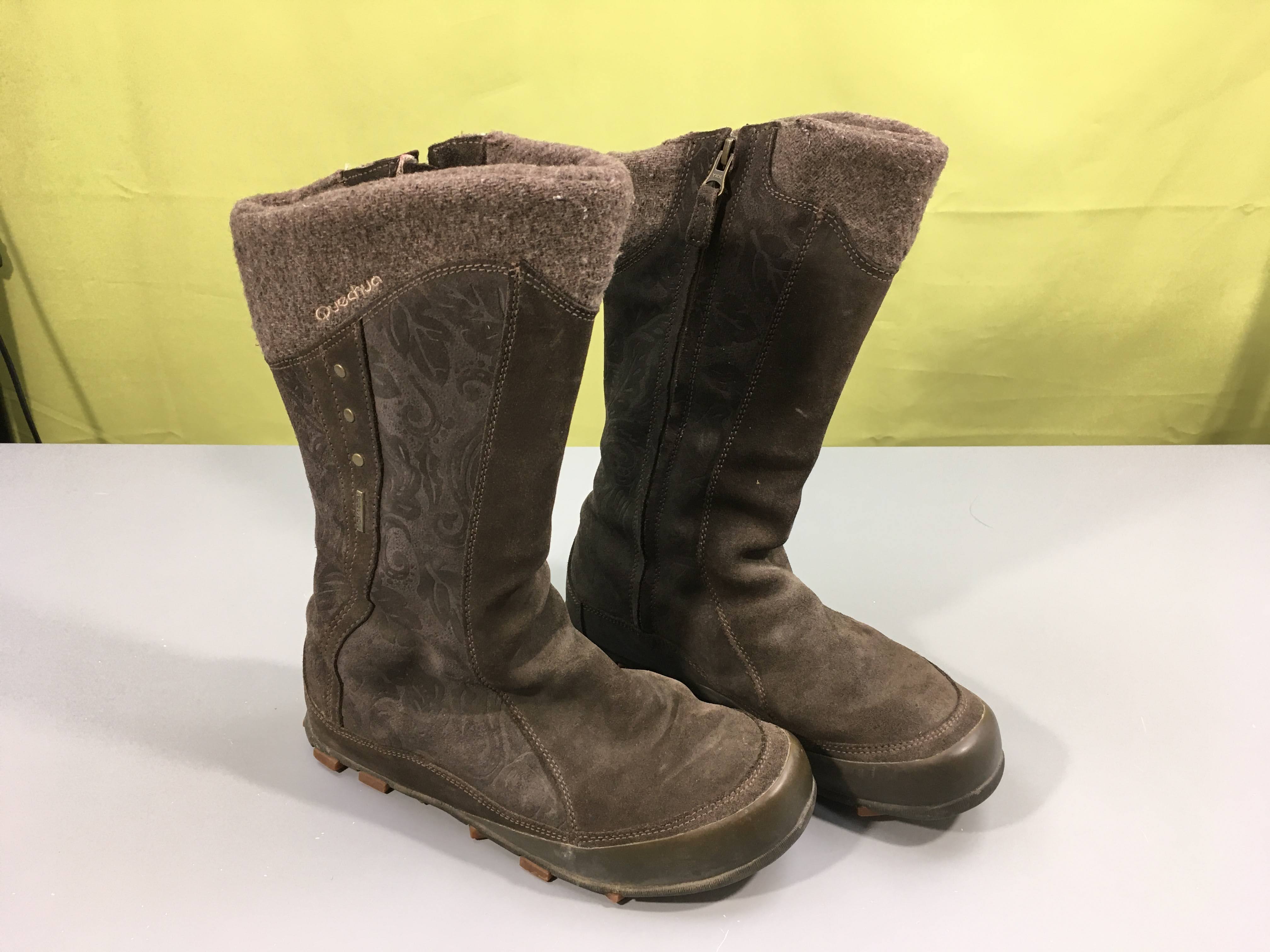 Bottes fourrées Tichanka brun, 38