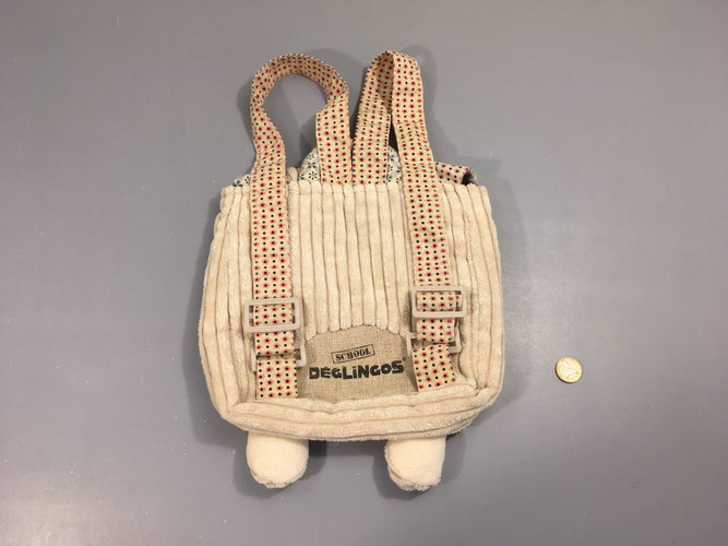 Cartable / sac à dos maternelles lapinos, Les Déglingos, moins cher chez Petit Kiwi
