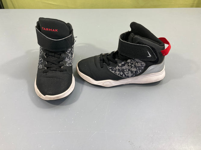 Baskets de basket noir/gris tarmak, 30, moins cher chez Petit Kiwi