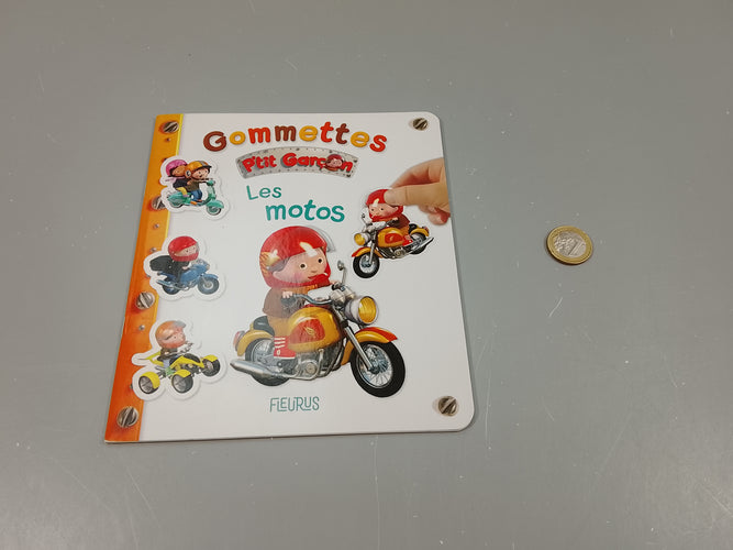 Gommettes P'tit garçon. Les motos, moins cher chez Petit Kiwi