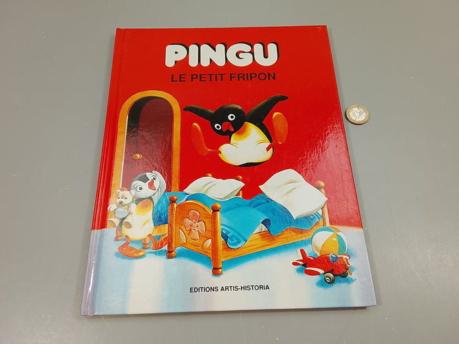 Pingu Le petit fripon (certaines pages collantes dû aux autocollants), moins cher chez Petit Kiwi