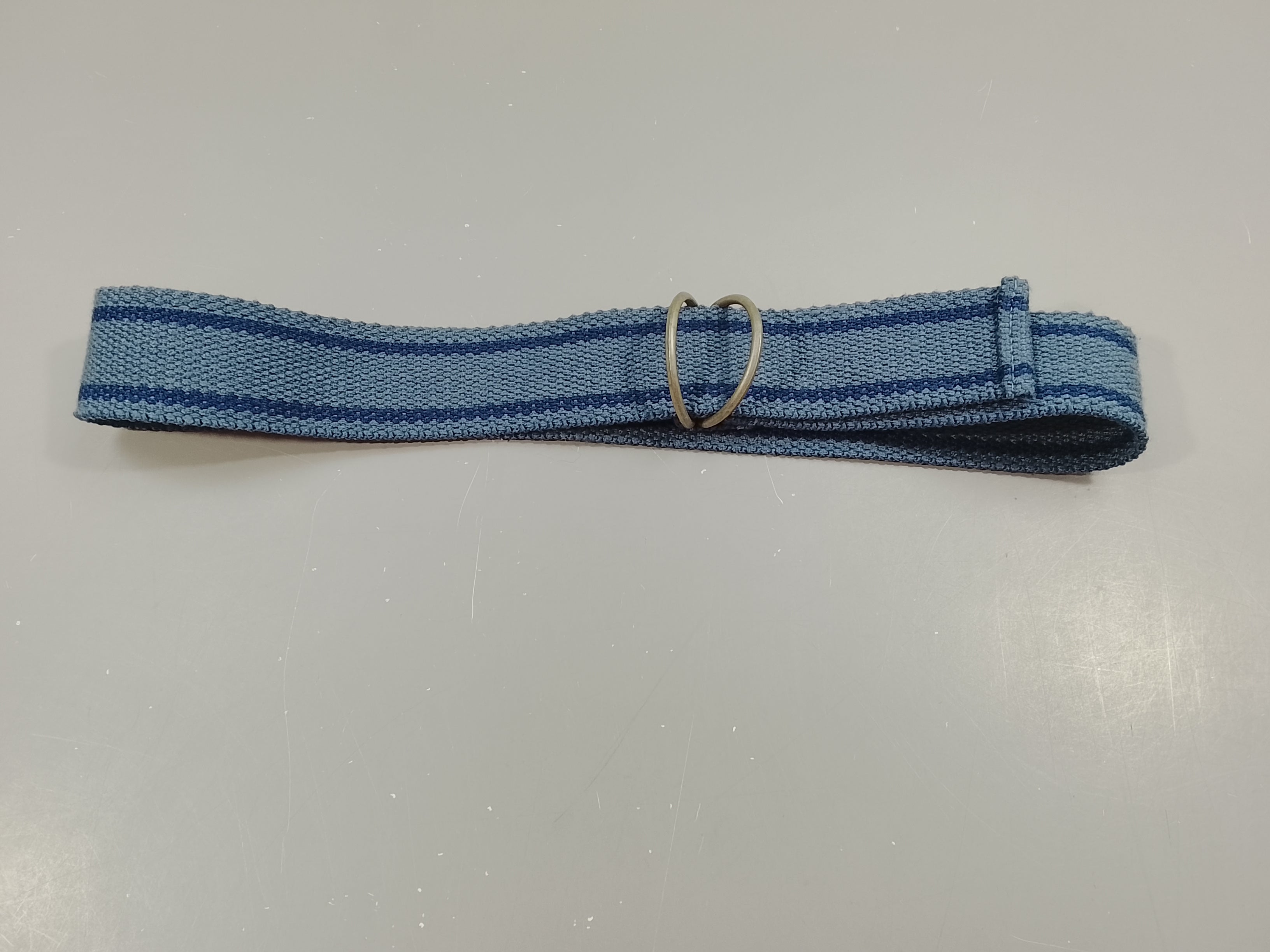 Ceinture bleue rayé