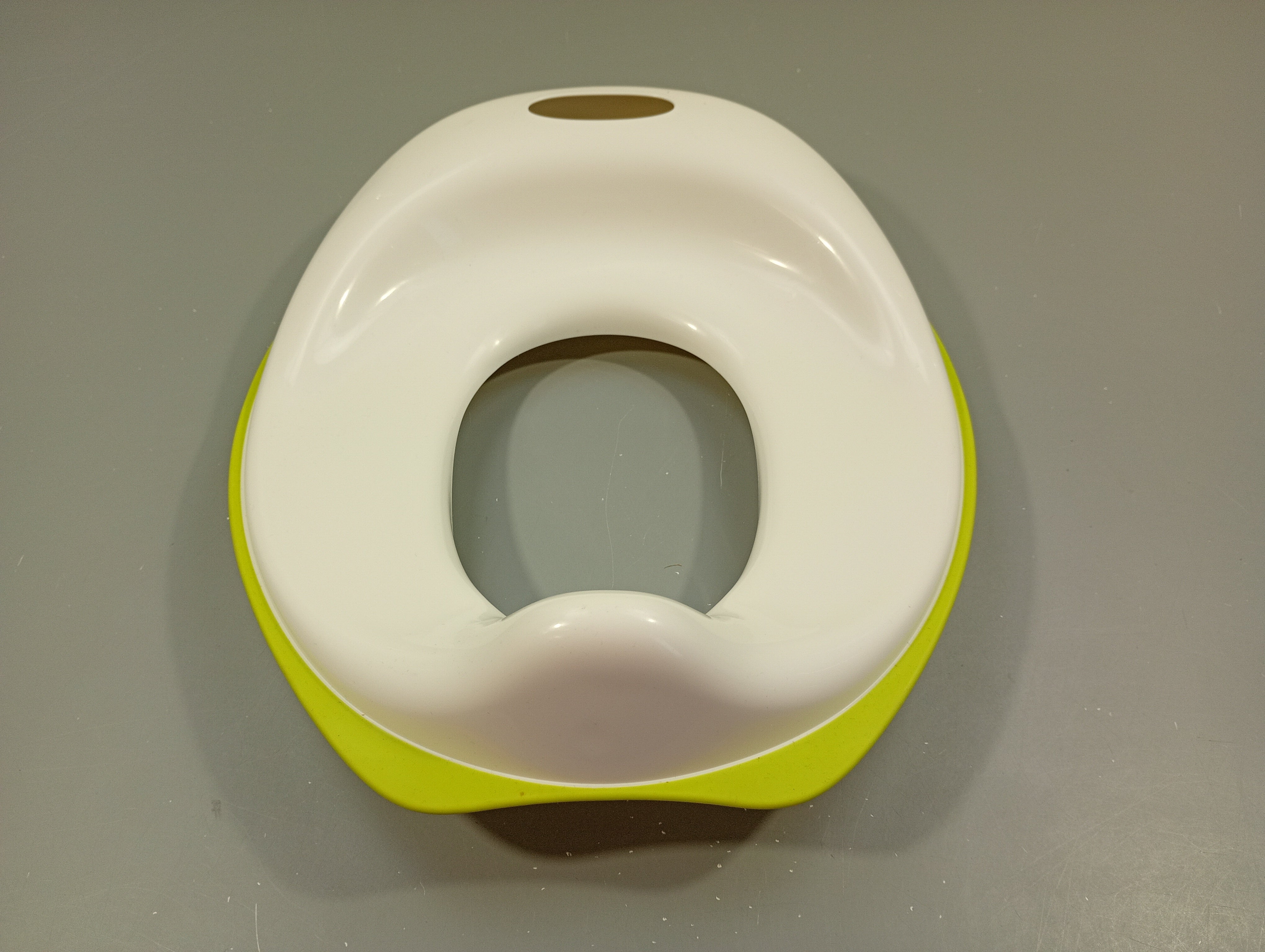 Réducteur toilette vert  et blanc