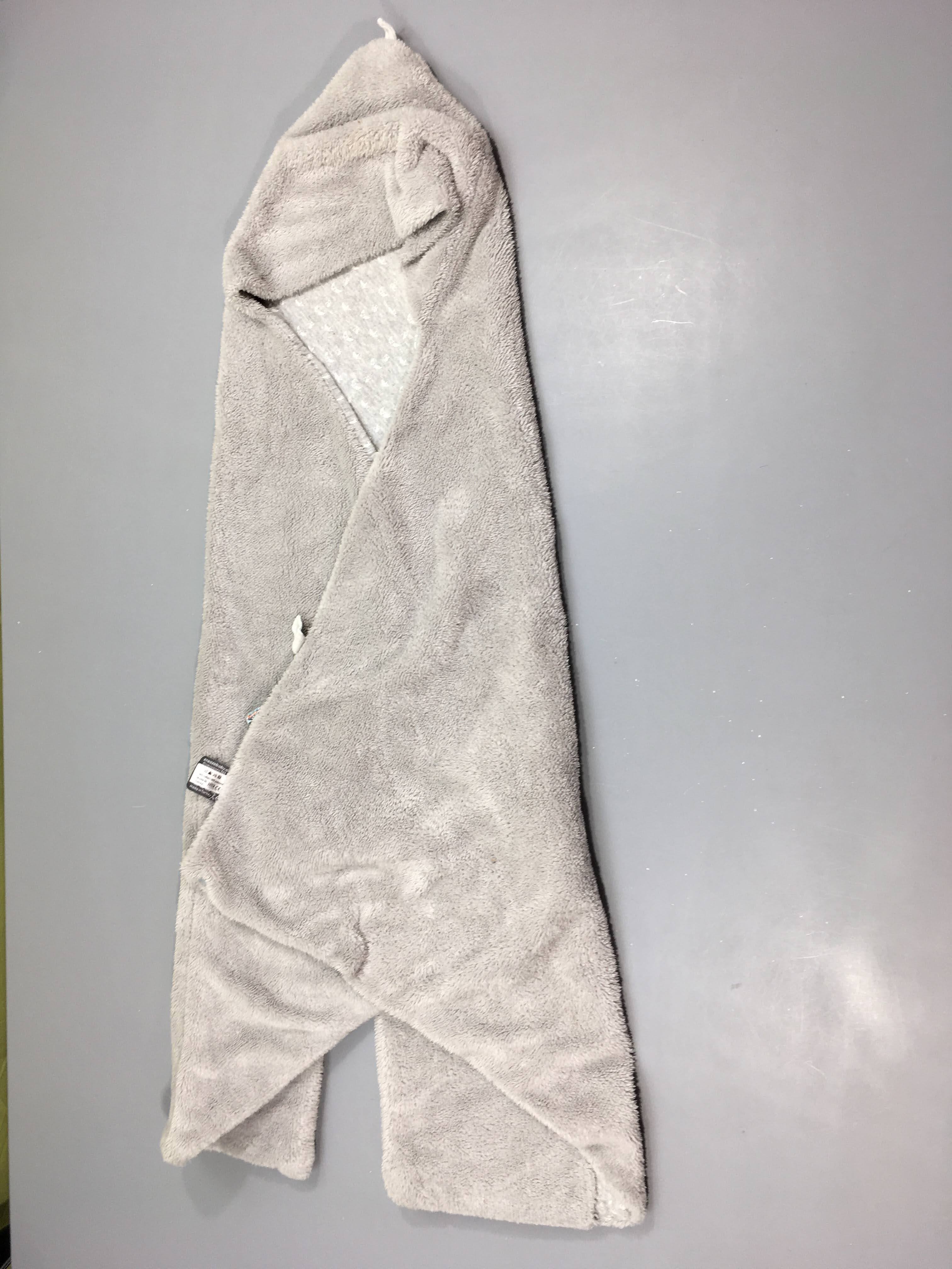 Couverture velours gris clair, Snoozebaby