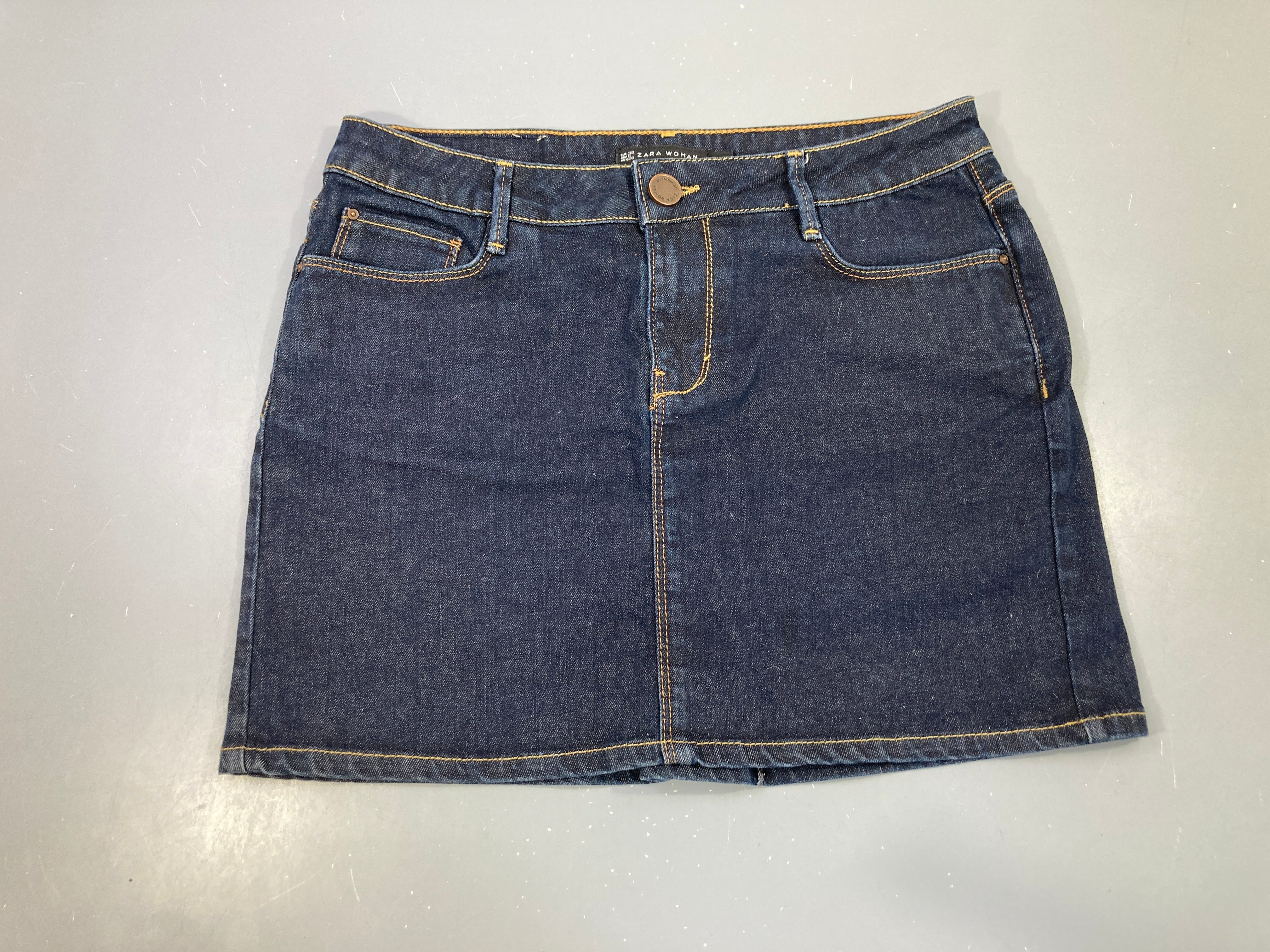 Jupe droite jean