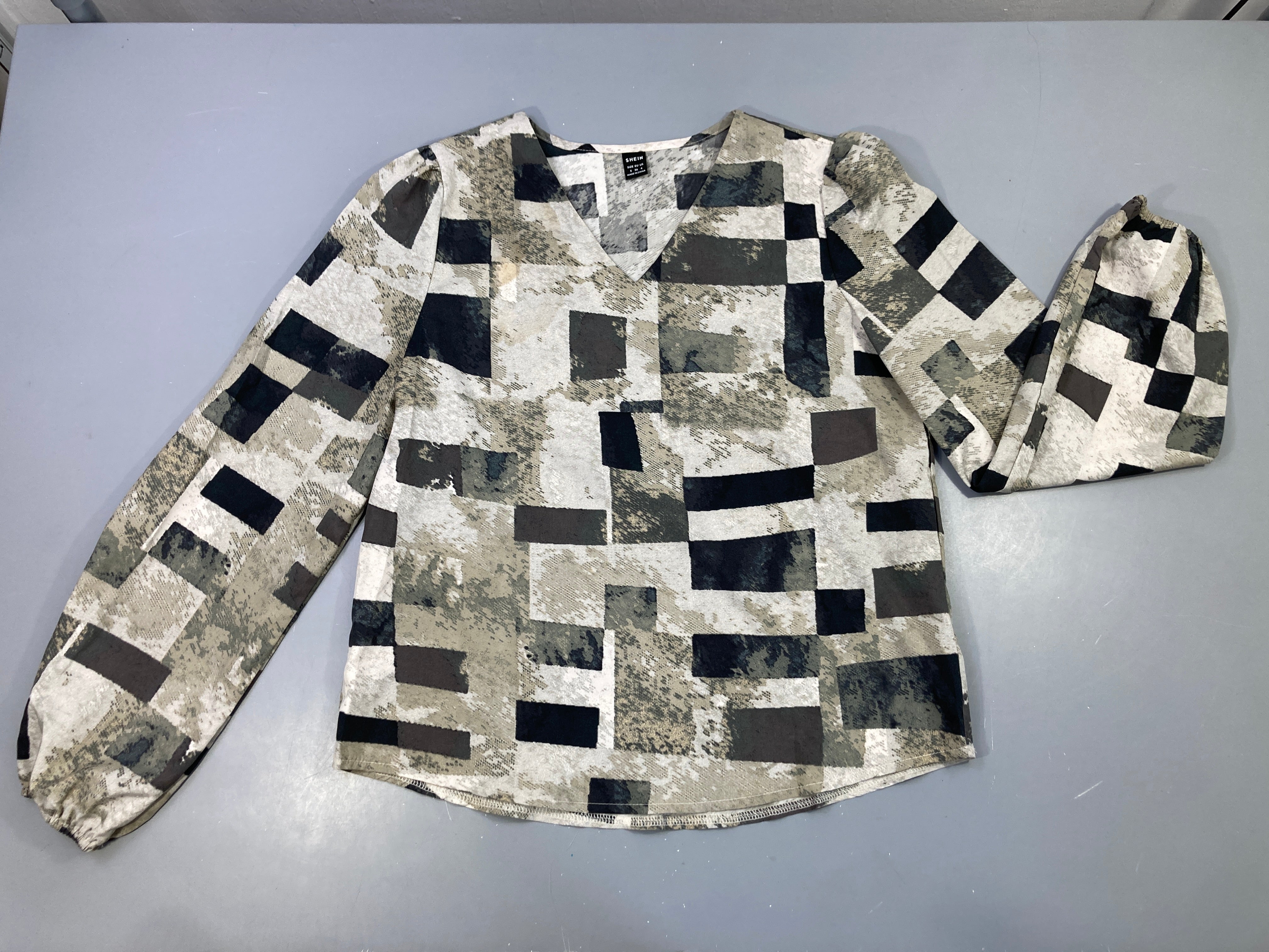 Blouse imprimé graphique