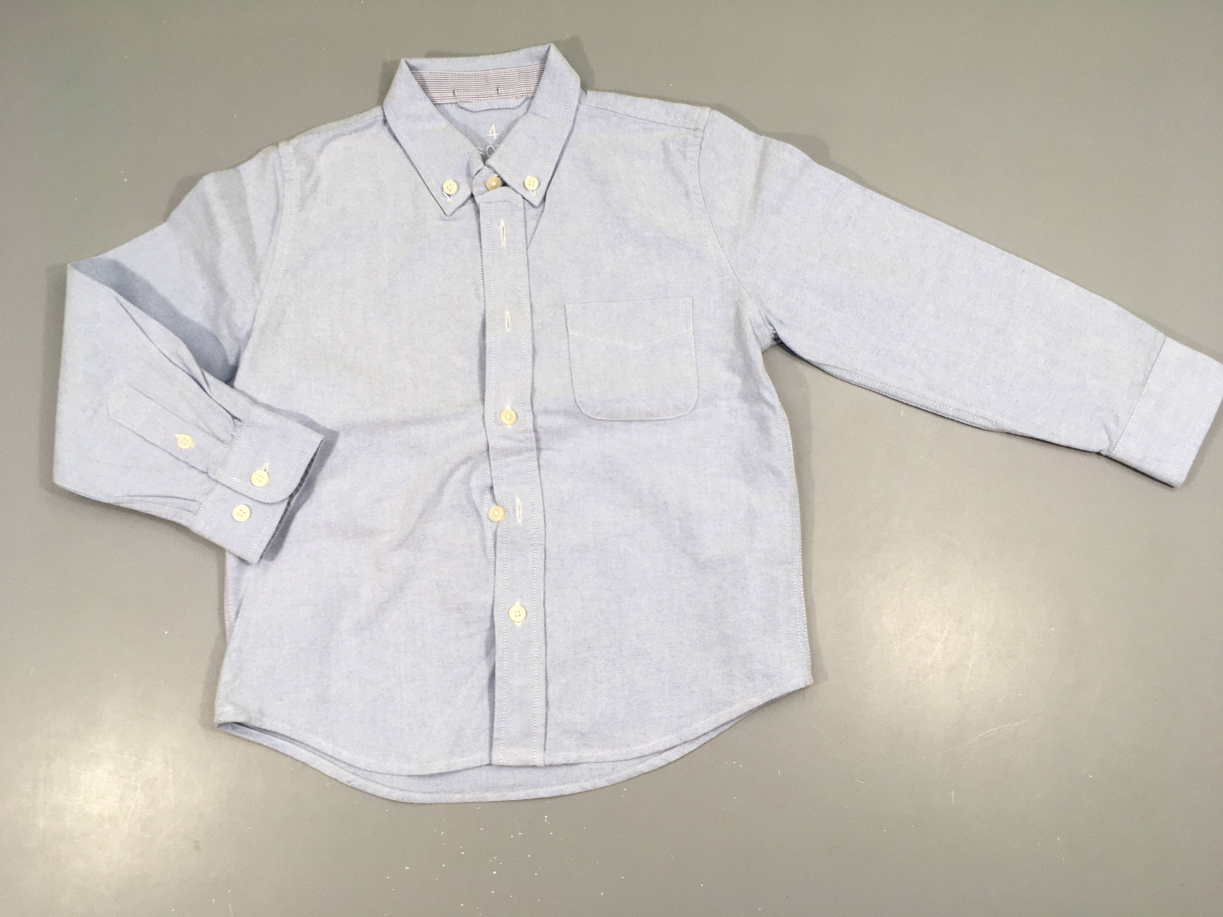 Chemise m.l bleu clair