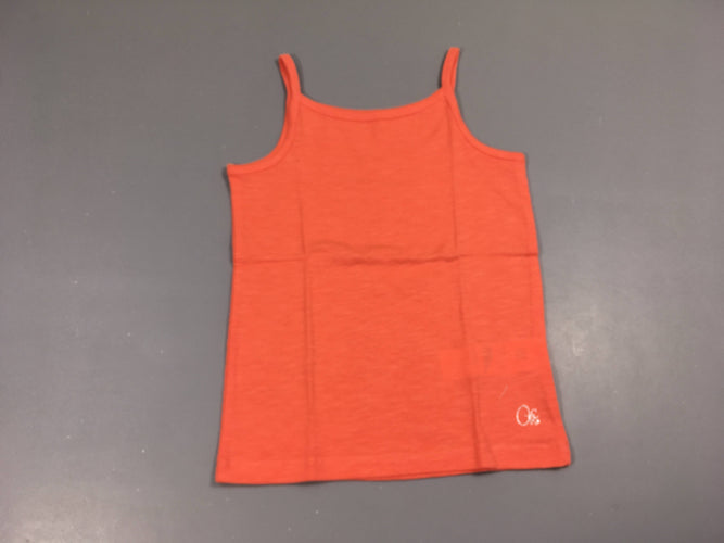 Top jersey orange flammé, moins cher chez Petit Kiwi