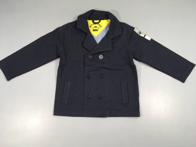 Blaser molleton bleu foncé WE à la mer, moins cher chez Petit Kiwi