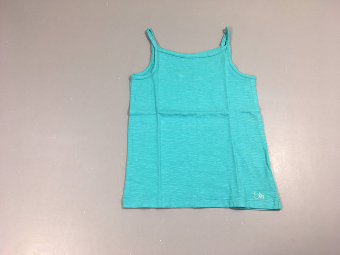 Top jersey turquoise flammé, moins cher chez Petit Kiwi