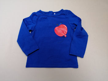 T-shirt m.l bleu pomme