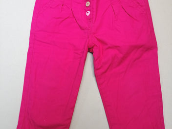 Pantalon rose doublé jersey boutons coeurs