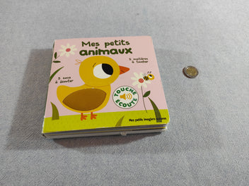 Imagier sonore et textile mes petits animaux (à tester avec piles)
