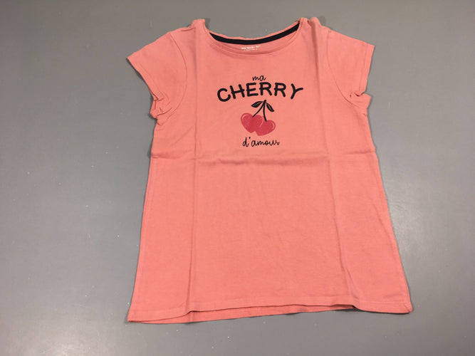 T-shirt m.c rose Cherr.y, moins cher chez Petit Kiwi