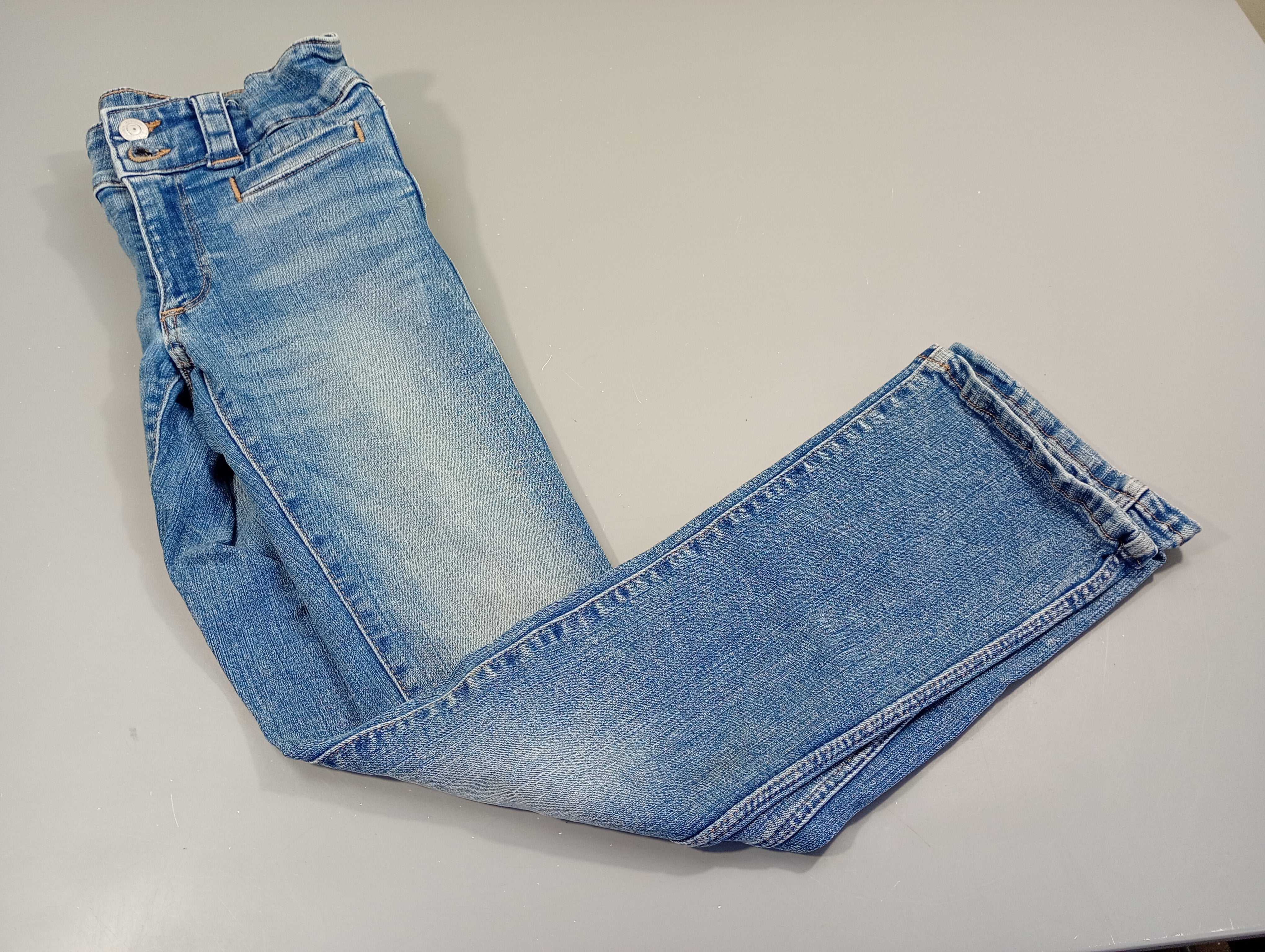 Jeans clair bootcut leg