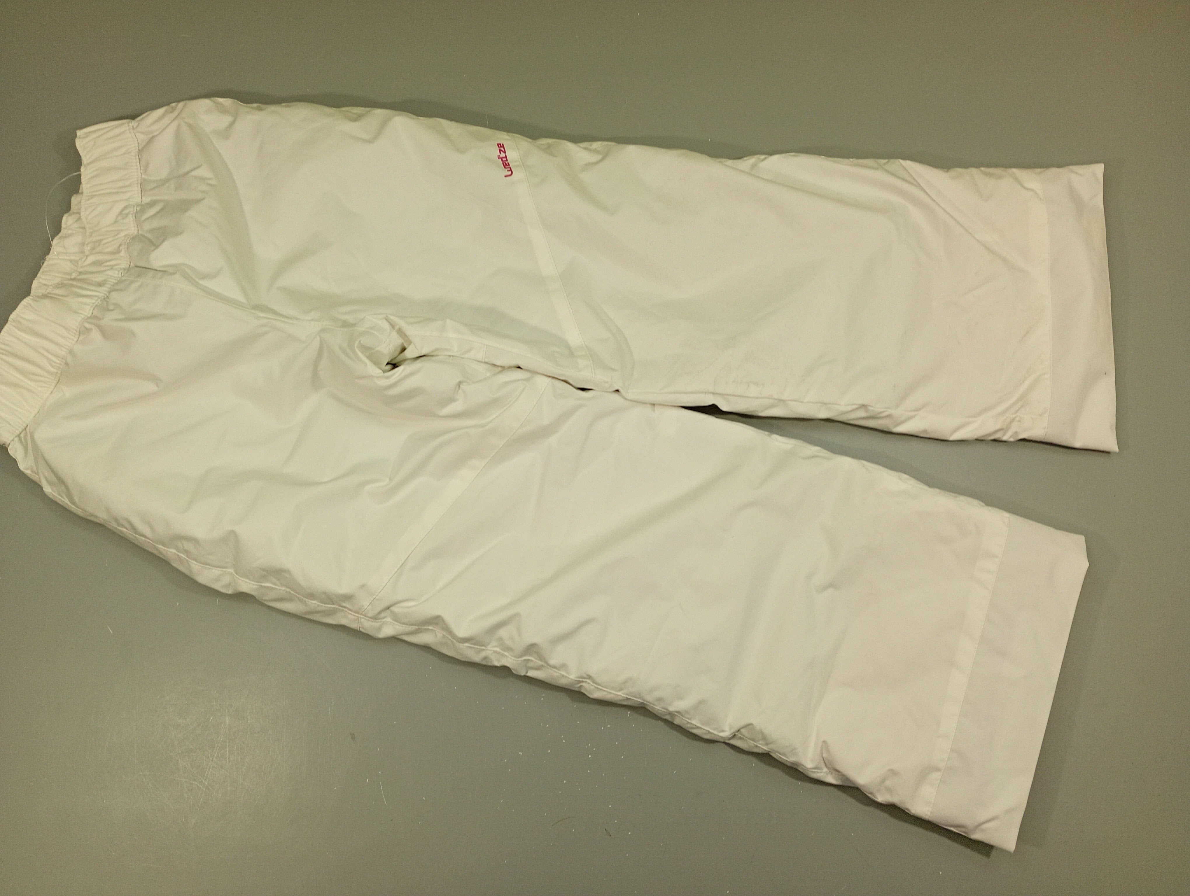 Pantalon de ski blanc / rose 