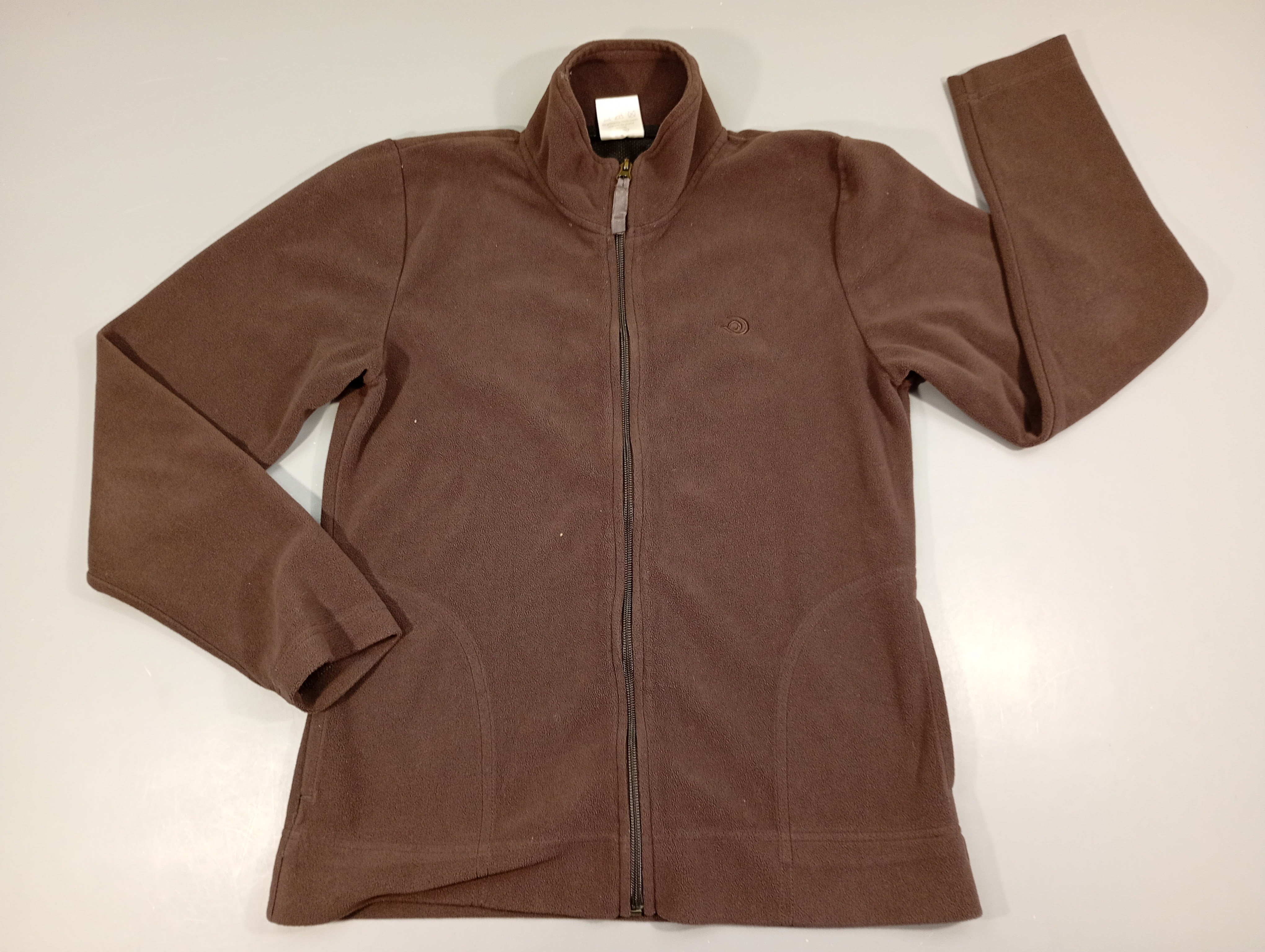 Polar zippé brun  Shamp ,col montant. T36-38