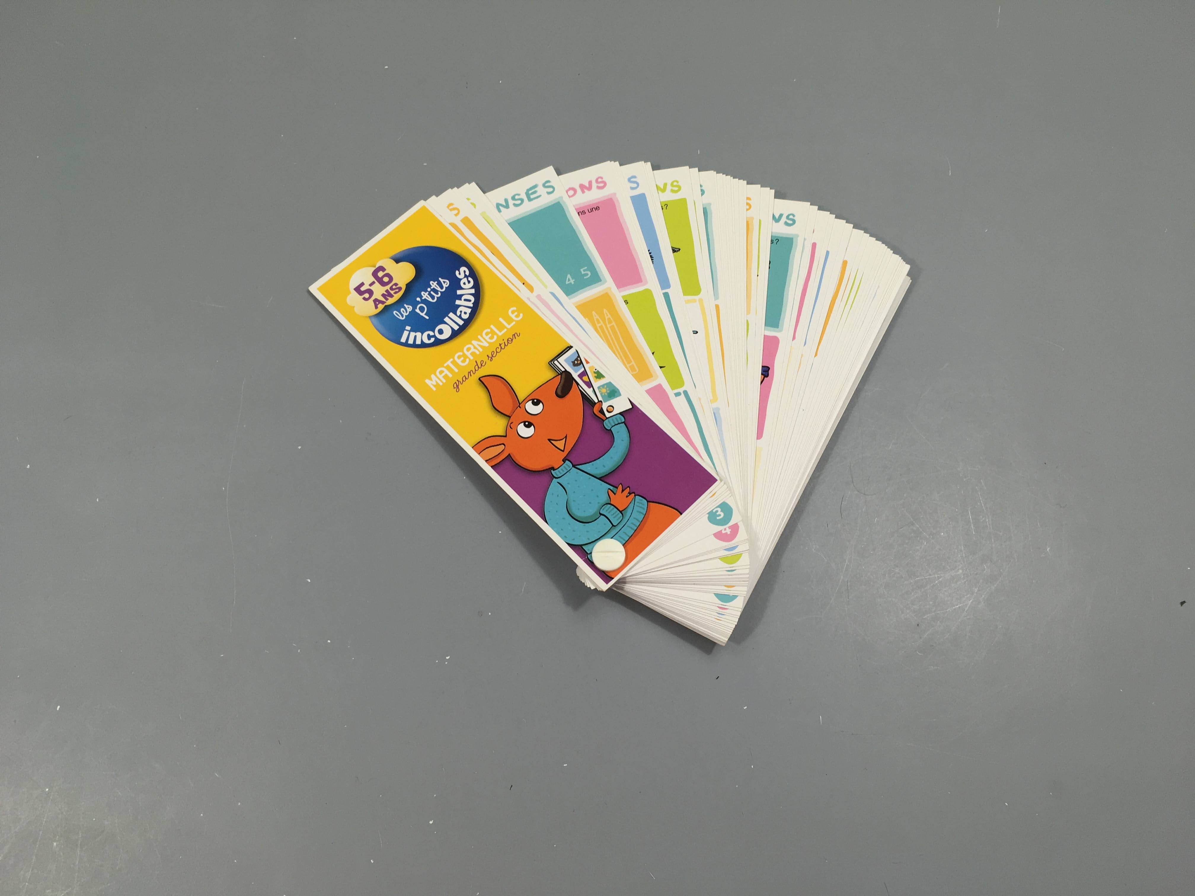 Les petits incollables, maternelle grande section, 5-6 ans, jaune