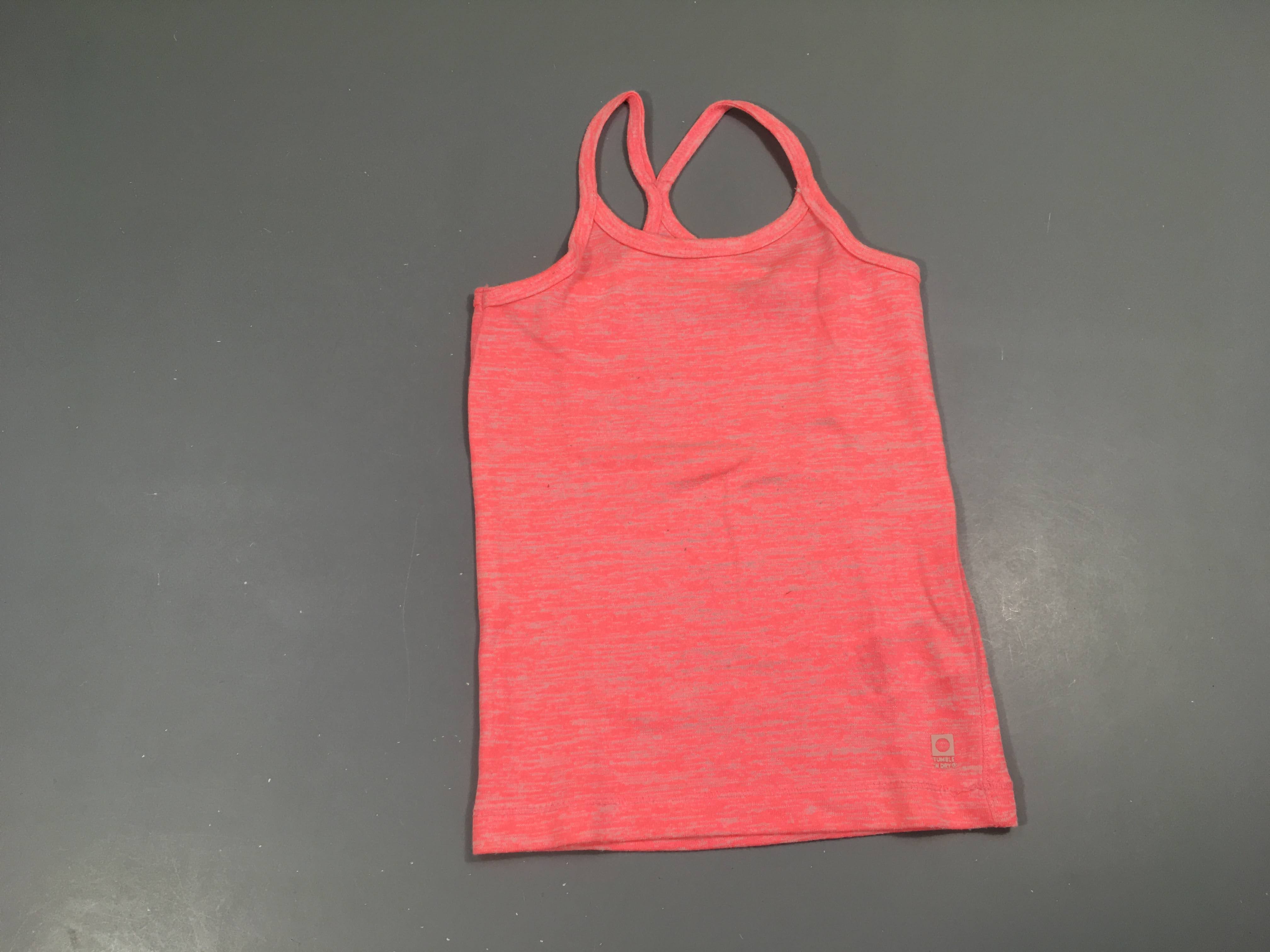 Top jersey rose néon flammé