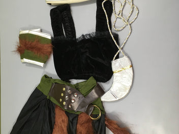 Déguisement fille viking + accessoires, 7-10a